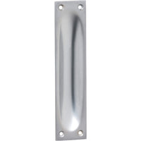 Sliding Door Pull Classic Large Satin Chrome H140xW32mm in Satin Chrome