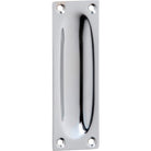 Sliding Door Pull Classic Small Chrome Plated H88xW28mm in Chrome Plated
