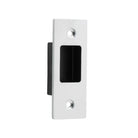 Sliding Door Edge Pull Rectangular Polished Chrome H76xW28mm in Polished Chrome