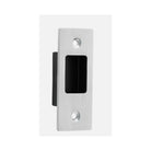 Sliding Door Edge Pull Rectangular Brushed Chrome H76xW28mm in Brushed Chrome