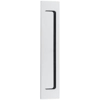 Flush Pull Rectangular Polished Chrome H225xW45xP2.5mm in Polished Chrome