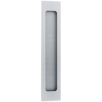 Flush Pull Rectangular Brushed Chrome H225xW45xP2.5mm in Brushed Chrome