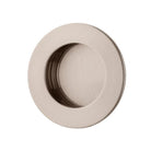 Flush Pull Round Satin Nickel D64xP2.5mm in Satin Nickel