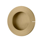 Flush Pull Round Brushed Gold PVD D64xP2.5mm in Brushed Gold PVD