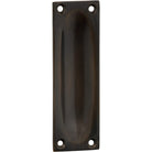 Sliding Door Pull Classic Small Antique Brass H88xW28mm in Antique Brass