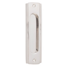 Sliding Door Pull Traditional Polished Nickel H150xW43mm in Polished Nickel