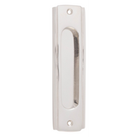 Sliding Door Pull Traditional Polished Nickel H150xW43mm in Polished Nickel