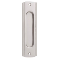 Sliding Door Pull Traditional Satin Nickel H150xW43mm in Satin Nickel