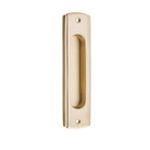 Sliding Door Pull Traditional Satin Brass H150xW43mm in Satin Brass