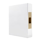 LUME - Sliding Door Edge Pull - Brass in Matt Satin Brass
