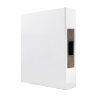 LUME - Sliding Door Edge Pull - Brass in Natural Bronze