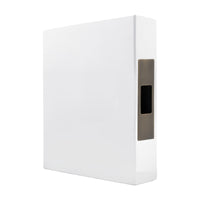 LUME - Sliding Door Edge Pull - Brass in Oil Rubbed Bronze
