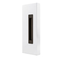 Windsor LUME sliding door flush pull in brushed aluminum finish, sleek modern handle for interior sliding doors.