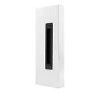 Windsor LUME sliding door flush pull in black finish mounted on a modern interior door with clean lines and sleek design.