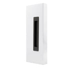 Windsor LUME sliding door flush pull in dark bronze finish, modern handle with sleek design for interior barn doors.