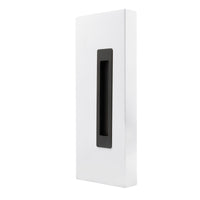Windsor LUME sliding door flush pull in dark bronze finish, modern handle with sleek design for interior barn doors.