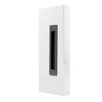 Windsor LUME sliding door flush pull in green finish, sleek modern handle with smooth surface for interior sliding doors.