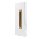 Windsor LUME sliding door flush pull in matte black finish, designed for modern interior sliding doors.