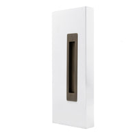 Windsor LUME sliding door flush pull in brushed bronze finish, sleek modern handle for interior sliding doors.