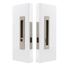 LUME - Privacy Set - 35mm Doors - Integrated - Snib/Release - 200mm  in Brushed Nickel