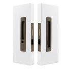 LUME - Privacy Set - Integrated - Snib/Release - 200mm  in Roman Brass