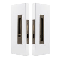 LUME - Privacy Set - Integrated - Snib/Release - 200mm  in Roman Brass