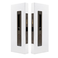 LUME - Locking Set - Key/Key - Integrated - 250mm - 35-37mm Doors in Antique Bronze