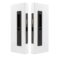 LUME - Locking Set - Key/Key - Integrated - 250mm - 35-37mm Doors in Dark Roman Brass