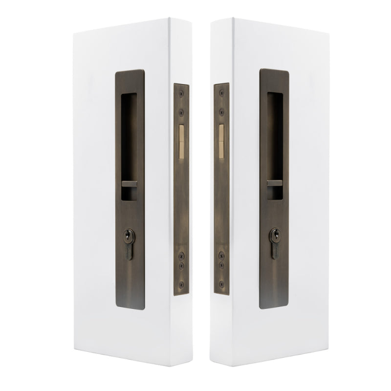 LUME - Locking Set - Key/Key - Integrated - 250mm - 35-37mm Doors in Oil Rubbed Bronze