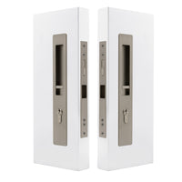 LUME - Locking Set - Key/Key - Integrated - 250mm - 38-42mm Doors in Brushed Nickel