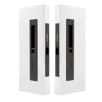 LUME - Locking Set - Key/Key - Integrated - 250mm - 38-42mm Doors in Graphite Nickel