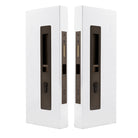 LUME - Locking Set - Key/Key - Integrated - 250mm - 43-50mm Doors  in Cocoa Bronze