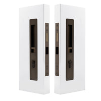 LUME - Locking Set - Key/Key - Integrated - 250mm - 43-50mm Doors  in Cocoa Bronze