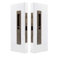 LUME - Locking Set - Key/Key - Integrated - 250mm - 43-50mm Doors  in Natural Bronze