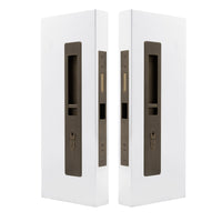 LUME - Locking Set - Key/Key - Integrated - 250mm - 51-58mm Doors in Roman Brass
