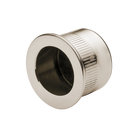 Circular Finger Pull in Brushed Nickel