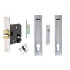 Verve Sliding Door Lock Kit, 300 x 37mm in Satin Stainless