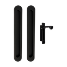 Duke Flush Pull Kit in Black