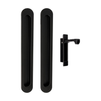 Duke Flush Pull Kit in Black