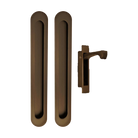 Duke Flush Pull Kit in Ember Bronze