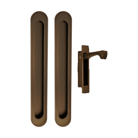 Duke Flush Pull Kit in Ember Bronze