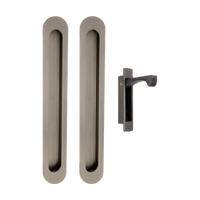 Duke Flush Pull Kit in Graphite Nickel