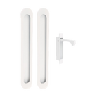 Duke Flush Pull Kit in White