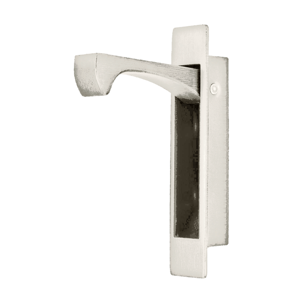 Zanda Rectangle Edge Pull — Satin Stainless
