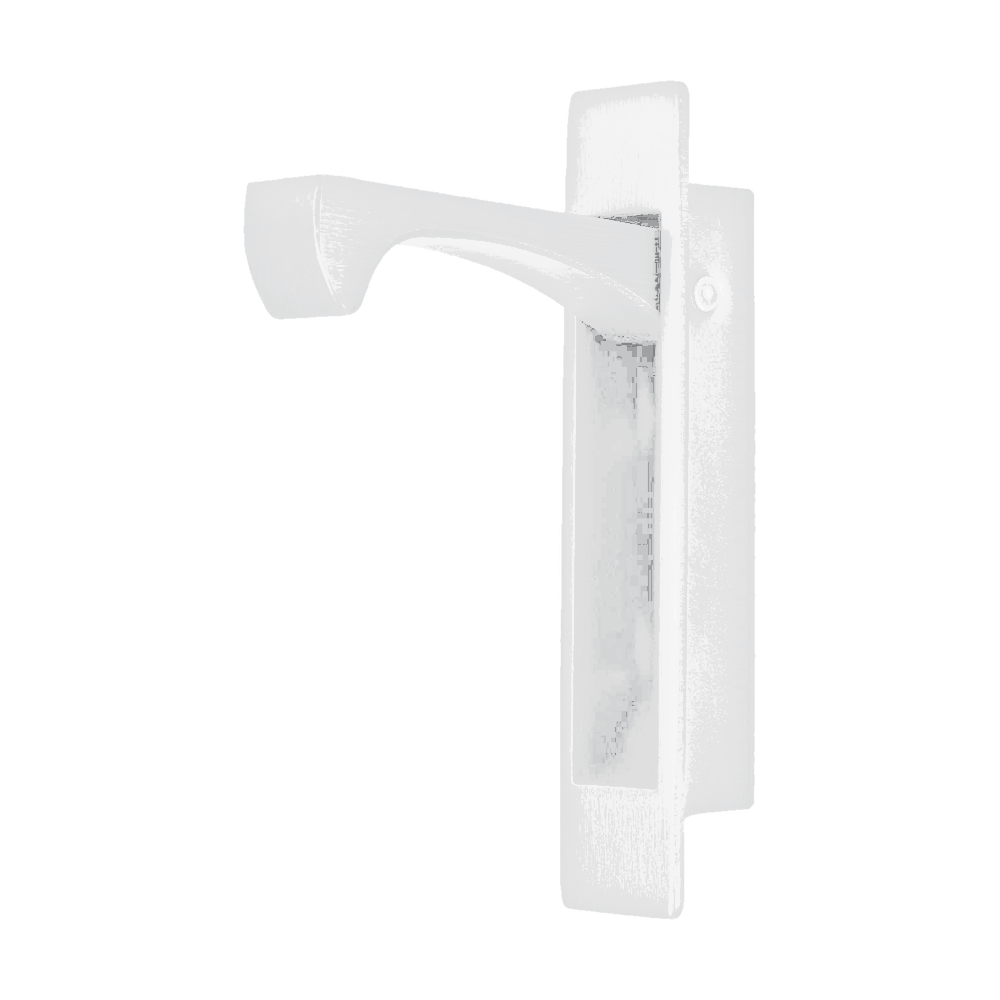 Zanda Rectangle Edge Pull — White