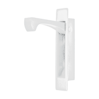 Zanda Rectangle Edge Pull — White