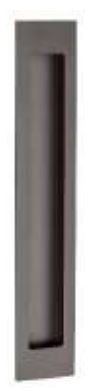 Verve Flush Pull 200mm x 37mm in Graphite Nickel