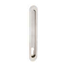 Duke Flush Pull 250mm x 40mm Concealed Fix - With Euro Hole in Satin Stainless