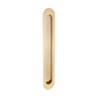 Duke Flush Pull 250mm x 40mm Concealed Fix in Satin Brass