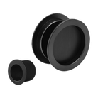 Round Cavity Slider Passage Set in Black